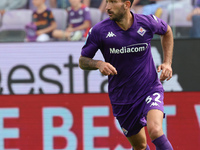 Danilo Cataldi of ACF Fiorentina controls the ball during the Italian Serie A football match between ACF Fiorentina and SS Lazio ,on Septemb...