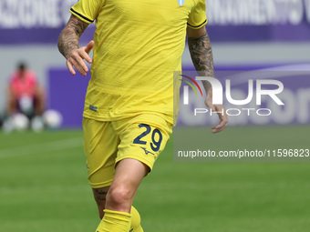 Manuel Lazzari of SS Lazio controls the ball during  the Italian Serie A football match between ACF Fiorentina and SS Lazio ,on September 22...