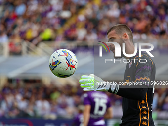 David De Gea of ACF Fiorentina during the Italian Serie A football match between ACF Fiorentina and SS Lazio ,on September 22 , 2024 at the...