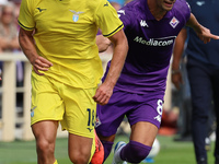 Gustav Isaksen of SS Lazio controls the ball during  the Italian Serie A football match between ACF Fiorentina and SS Lazio ,on September 22...