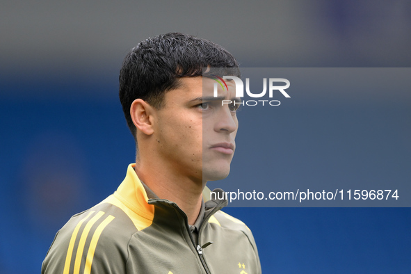 Ramon Sosa of Nottingham Forest during the Premier League match between Brighton and Hove Albion and Nottingham Forest at the American Expre...