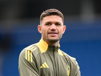 Morato of Nottingham Forest during the Premier League match between Brighton and Hove Albion and Nottingham Forest at the American Express C...