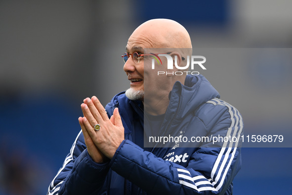 Julio Figueroa of Nottingham Forest during the Premier League match between Brighton and Hove Albion and Nottingham Forest at the American E...