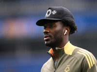 Ola Aina of Nottingham Forest during the Premier League match between Brighton and Hove Albion and Nottingham Forest at the American Express...