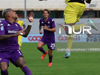 Nuno Tavares of SS Lazio controls the ball during  the Italian Serie A football match between ACF Fiorentina and SS Lazio ,on September 22 ,...