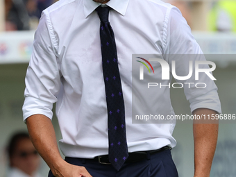 Head Coach Raffaele Palladino of ACF Fiorentina during the Italian Serie A football match between ACF Fiorentina and SS Lazio ,on September...