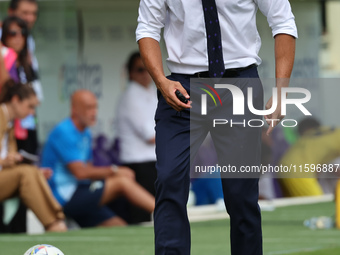 Head Coach Raffaele Palladino of ACF Fiorentina during the Italian Serie A football match between ACF Fiorentina and SS Lazio ,on September...