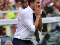 Head Coach Raffaele Palladino of ACF Fiorentina looks on during the Italian Serie A football match between ACF Fiorentina and SS Lazio ,on S...