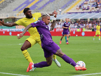 the Italian Serie A football match between ACF Fiorentina and SS Lazio ,on September 22 , 2024 at the Artemio-Franchi stadium in Florence. (