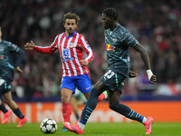 Castello Lukeba centre-back of RB Leipzig and France during the UEFA Champions League 2024/25 League Phase MD1 match between Atletico de Mad...