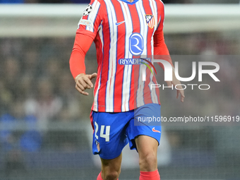 Robin Le Normand centre-back of Atletico de Madrid and Spainduring the UEFA Champions League 2024/25 League Phase MD1 match between Atletico...