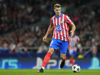 Alexander Sorloth centre-forward of Atletico de Madrid and Norway during the UEFA Champions League 2024/25 League Phase MD1 match between At...