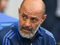 Nuno Espirito Santo, Nottingham Forest head coach, during the Premier League match between Brighton and Hove Albion and Nottingham Forest at...