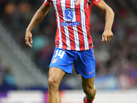 Marcos Llorente central midfield of Atletico de Madrid and Spain controls the ball during the UEFA Champions League 2024/25 League Phase MD1...