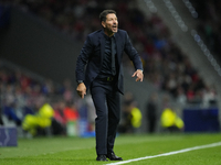 Diego Pablo Cholo Simeone head coach of Atletico de Madrid during the UEFA Champions League 2024/25 League Phase MD1 match between Atletico...