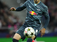 Eljif Elmas attacking midfield of RB Leipzig and North Macedonia during the UEFA Champions League 2024/25 League Phase MD1 match between Atl...