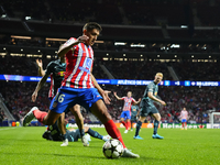 Nahuel Molina right-back of Atletico de Madrid and Argentina during the UEFA Champions League 2024/25 League Phase MD1 match between Atletic...