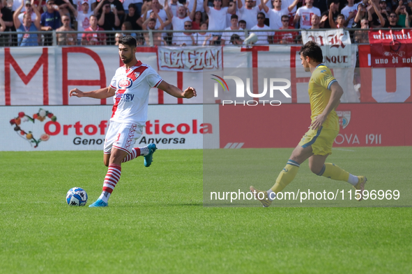 Mattia Muroni of Mantova 1911 during the Italian Serie B soccer championship football match between Mantova Calcio 1911 and AS Cittadella 19...