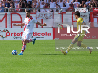 Mattia Muroni of Mantova 1911 during the Italian Serie B soccer championship football match between Mantova Calcio 1911 and AS Cittadella 19...