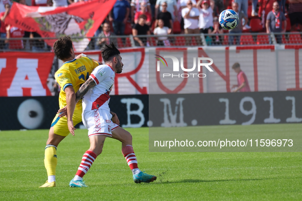 Simone Rabbi of AS Cittadella 1973 during the Italian Serie B soccer championship match between Mantova Calcio 1911 and AS Cittadella 1973 a...