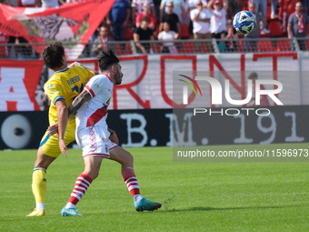 Simone Rabbi of AS Cittadella 1973 during the Italian Serie B soccer championship match between Mantova Calcio 1911 and AS Cittadella 1973 a...