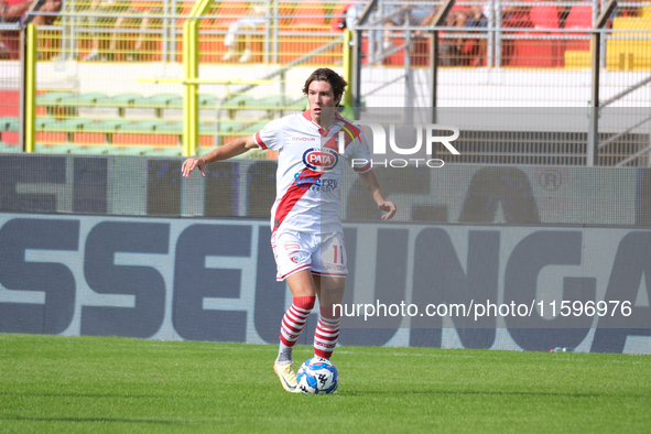 Antonio Fiori of Mantova 1911 carries the ball during the Italian Serie B soccer championship football match between Mantova Calcio 1911 and...