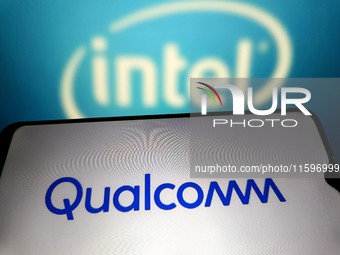 Qualcomm acquires Intel in Suqian, China, on September 22, 2024. (