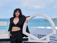 Marina Guerola attends the photocall of the film ''Los Destellos'' during the 72nd San Sebastian International Film Festival in San Sebastia...