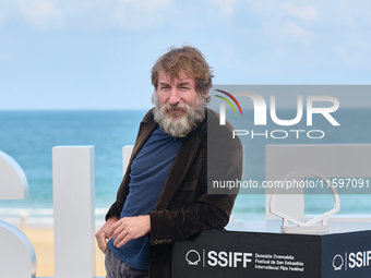 Antonio de la Torre attends the photocall of the film ''Los Destellos'' during the 72nd San Sebastian International Film Festival in San Seb...