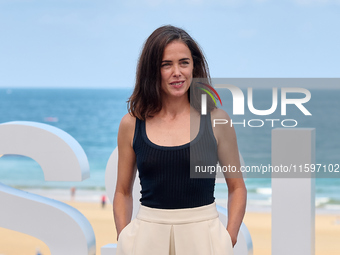 Patricia Lopez Arnaiz attends the photocall of the film ''Los Destellos'' during the 72nd San Sebastian International Film Festival in San S...