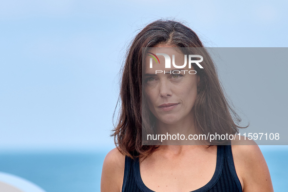 Patricia Lopez Arnaiz attends the photocall of the film ''Los Destellos'' during the 72nd San Sebastian International Film Festival in San S...