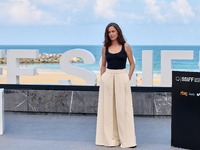 Patricia Lopez Arnaiz attends the photocall of the film ''Los Destellos'' during the 72nd San Sebastian International Film Festival in San S...