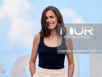 Patricia Lopez Arnaiz attends the photocall of the film ''Los Destellos'' during the 72nd San Sebastian International Film Festival in San S...