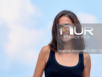 Patricia Lopez Arnaiz attends the photocall of the film ''Los Destellos'' during the 72nd San Sebastian International Film Festival in San S...