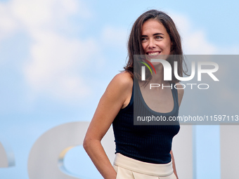 Patricia Lopez Arnaiz attends the photocall of the film ''Los Destellos'' during the 72nd San Sebastian International Film Festival in San S...