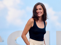 Patricia Lopez Arnaiz attends the photocall of the film ''Los Destellos'' during the 72nd San Sebastian International Film Festival in San S...