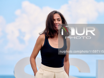 Patricia Lopez Arnaiz attends the photocall of the film ''Los Destellos'' during the 72nd San Sebastian International Film Festival in San S...