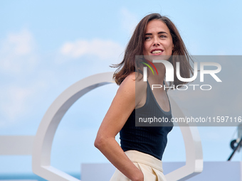 Patricia Lopez Arnaiz attends the photocall of the film ''Los Destellos'' during the 72nd San Sebastian International Film Festival in San S...