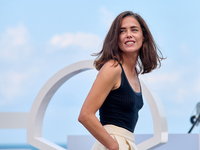 Patricia Lopez Arnaiz attends the photocall of the film ''Los Destellos'' during the 72nd San Sebastian International Film Festival in San S...