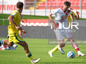 During the Italian Serie B soccer championship match between Mantova Calcio 1911 and AS Cittadella 1973 at Danilo Martelli Stadium in Mantua...