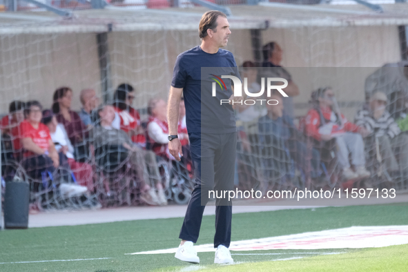 Edoardo Gorini, Head Coach of AS Cittadella 1973, during the Italian Serie B soccer championship football match between Mantova Calcio 1911...