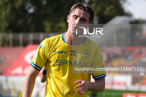 Portrait of Matteo Angeli of AS Cittadella 1973 during the Italian Serie B soccer championship football match between Mantova Calcio 1911 an...