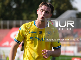 Portrait of Matteo Angeli of AS Cittadella 1973 during the Italian Serie B soccer championship football match between Mantova Calcio 1911 an...