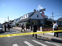 Six people are slashed in a slashing attack in the Gerritsen section of Brooklyn, New York, United States, on September 22, 2024. At approxi...