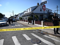 Six people are slashed in a slashing attack in the Gerritsen section of Brooklyn, New York, United States, on September 22, 2024. At approxi...