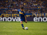 Lautaro Blanco of Boca Juniors during an Argentine soccer league match at La Bombonera stadium in Buenos Aires, Argentina, on September 21,...