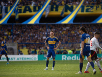 Kevin Zenon of Boca Juniors during an Argentine soccer league match at La Bombonera stadium in Buenos Aires, Argentina, on September 21, 202...