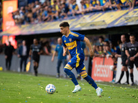 Lautaro Blanco of Boca Juniors during an Argentine soccer league match at La Bombonera stadium in Buenos Aires, Argentina, on September 21,...