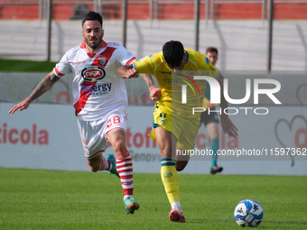 Mattia Muroni of Mantova 1911 during the Italian Serie B soccer championship football match between Mantova Calcio 1911 and AS Cittadella 19...