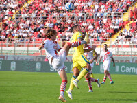 Antonio Fiori of Mantova 1911 participates in the Italian Serie B soccer championship football match between Mantova Calcio 1911 and AS Citt...